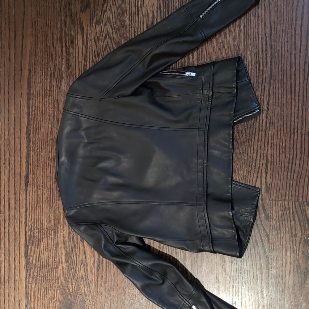 Club Monaco Leather Jacket - Picture 5 of 16
